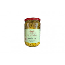 BERNA`S BOTANIC SLICED GREEN OLIVES 650G